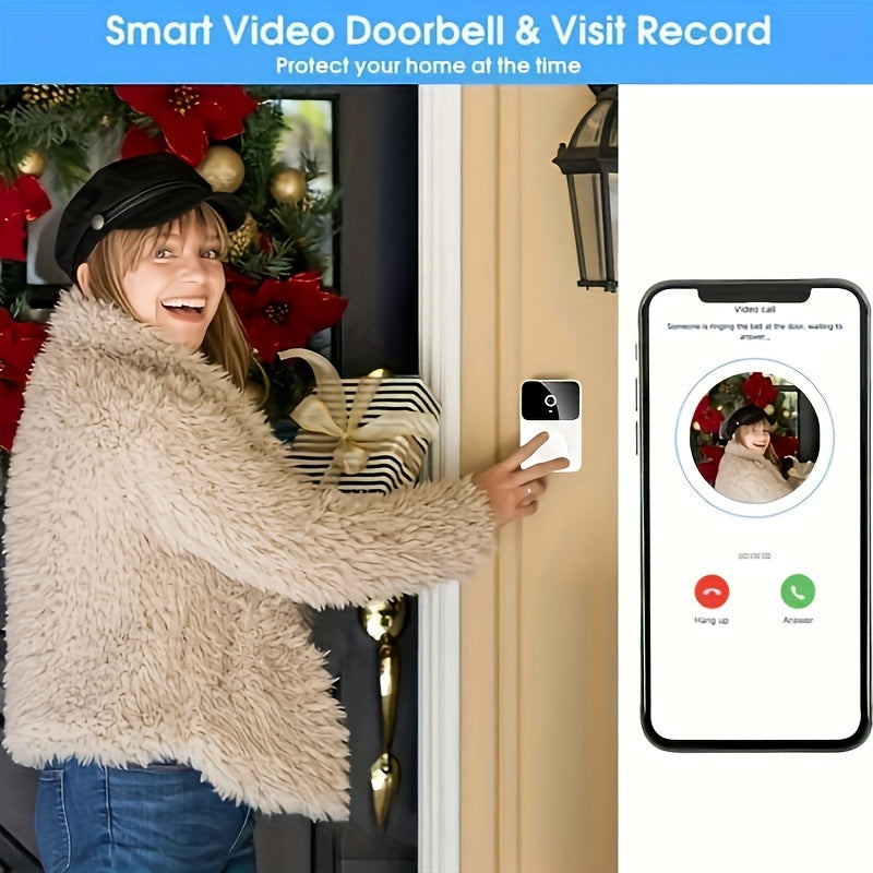 Smart Wireless Video Doorbell – HD, WiFi, Two-Way Audio