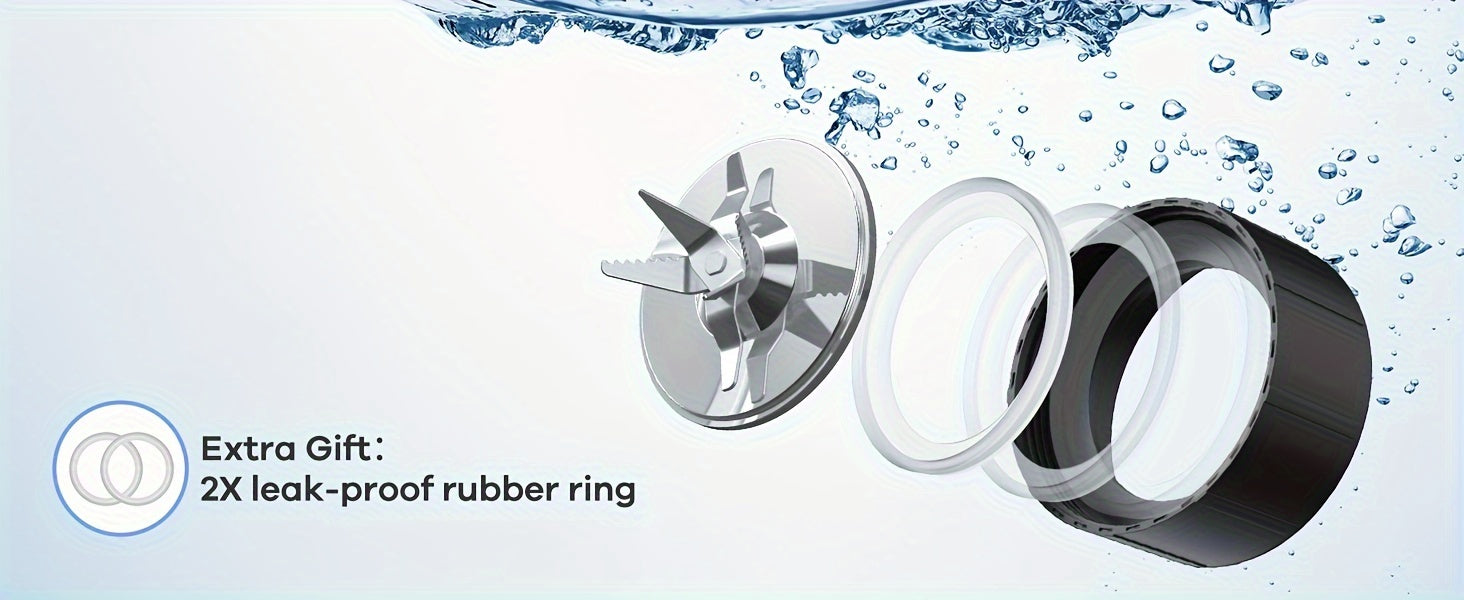 900W Personal Blender & Juicer Set – 15pcs with 4 Cups