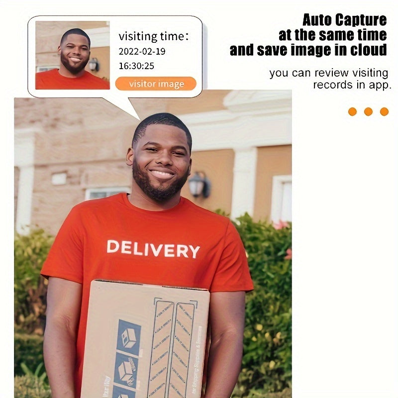 Smart Wireless Video Doorbell – HD, WiFi, Two-Way Audio