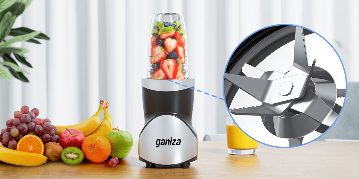 900W Personal Blender & Juicer Set – 15pcs with 4 Cups