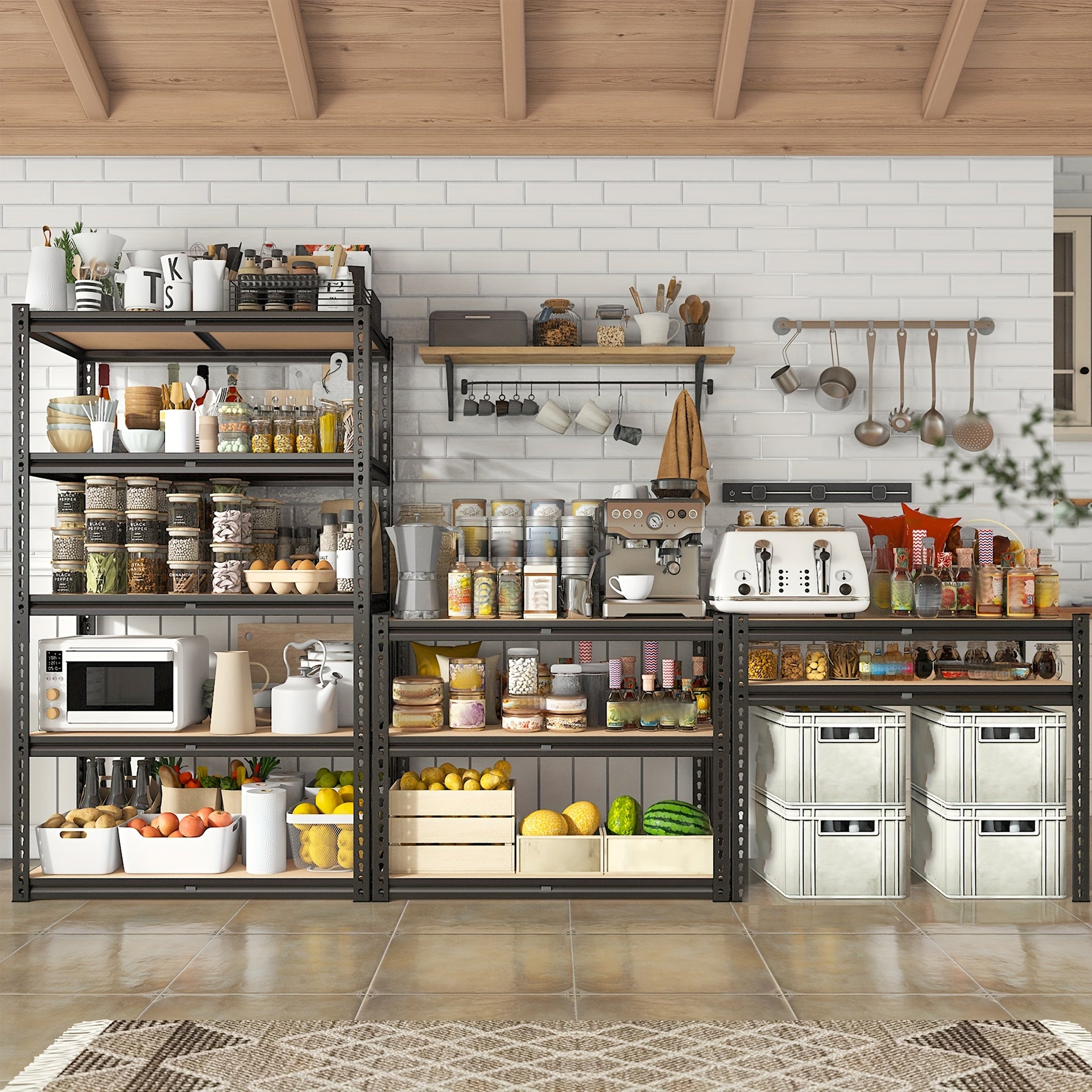 Heavy Duty 5-Tier Metal Shelving Unit – 2000 lbs Capacity