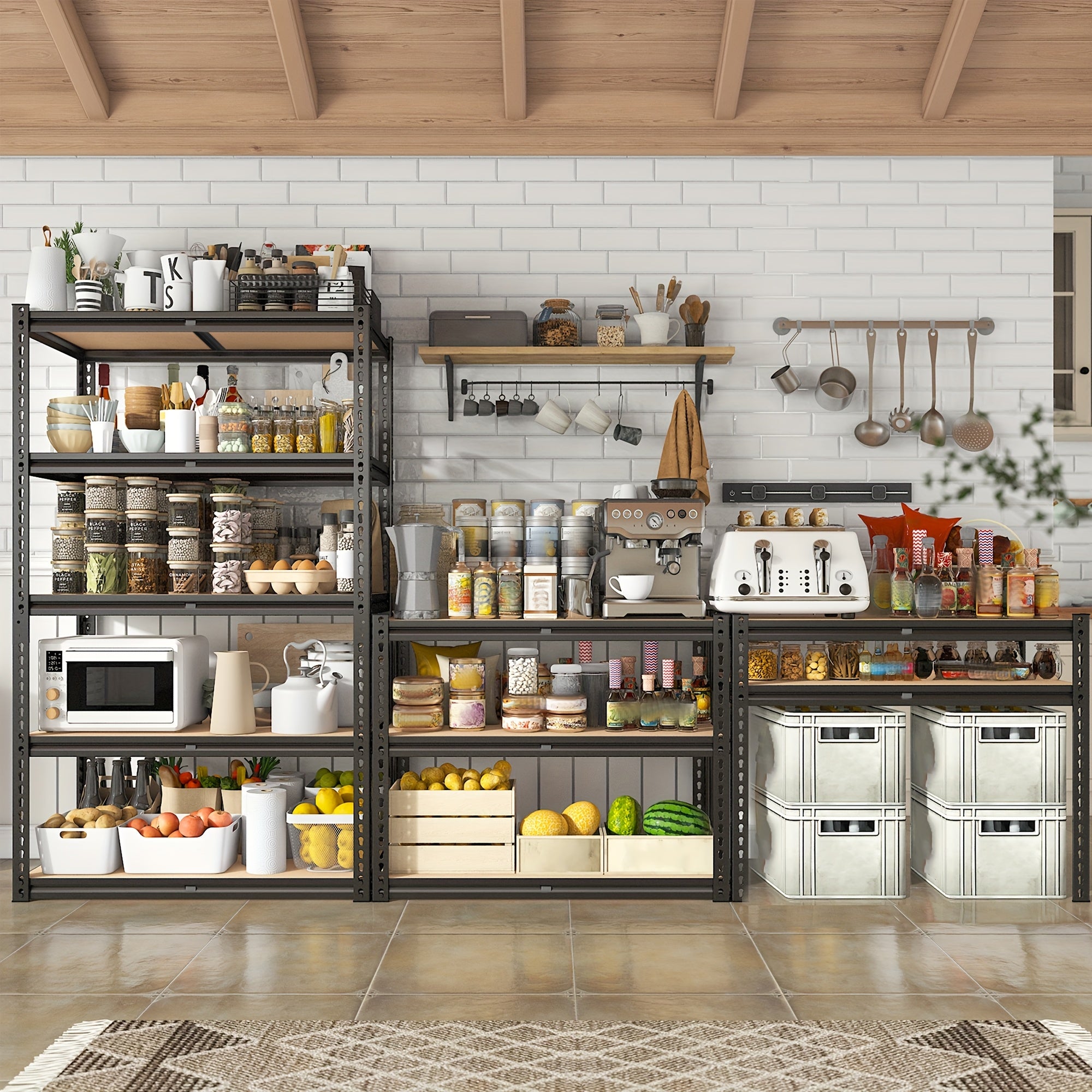 Heavy Duty 5-Tier Metal Shelving Unit – 2000 lbs Capacity