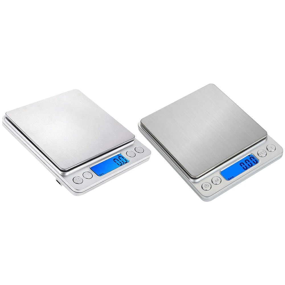 2kg/3kg/500g Small Digital Food Scale Accurate Weighting Multifunction Kitchen Scale High Accuracy Gram Scale for Jewelry/Baking