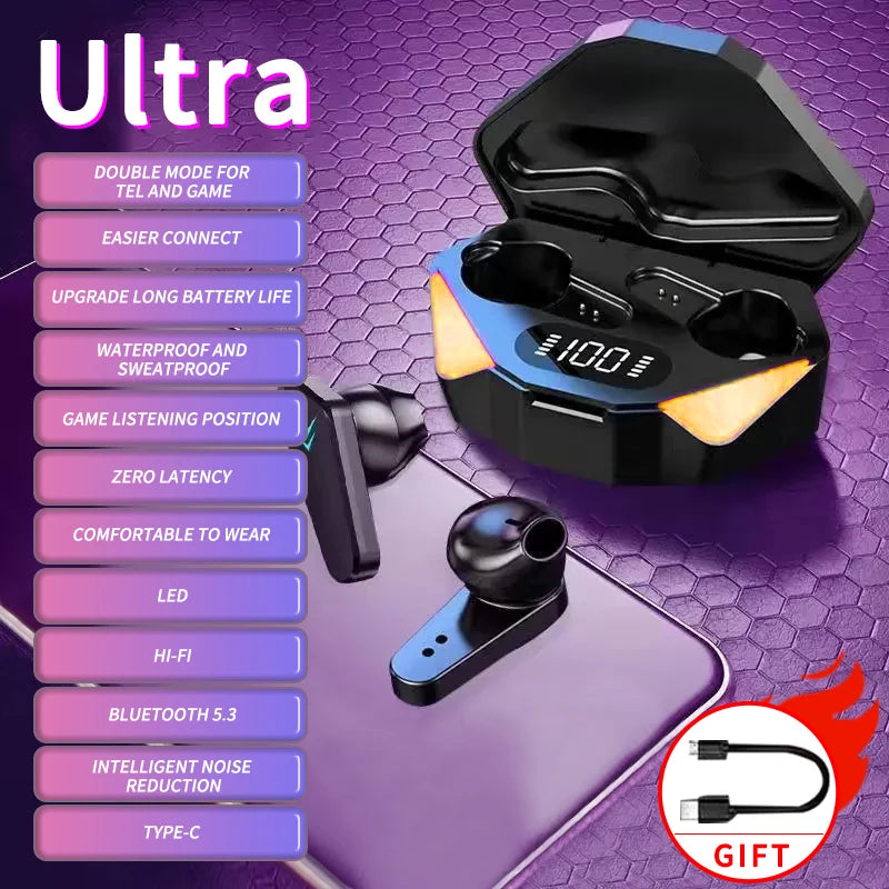 New Gaming Wireless Headphone Bluetooth Earphone audífonos bluetooth inalámbrico freeshippings items ear buds for xiaomi huawei