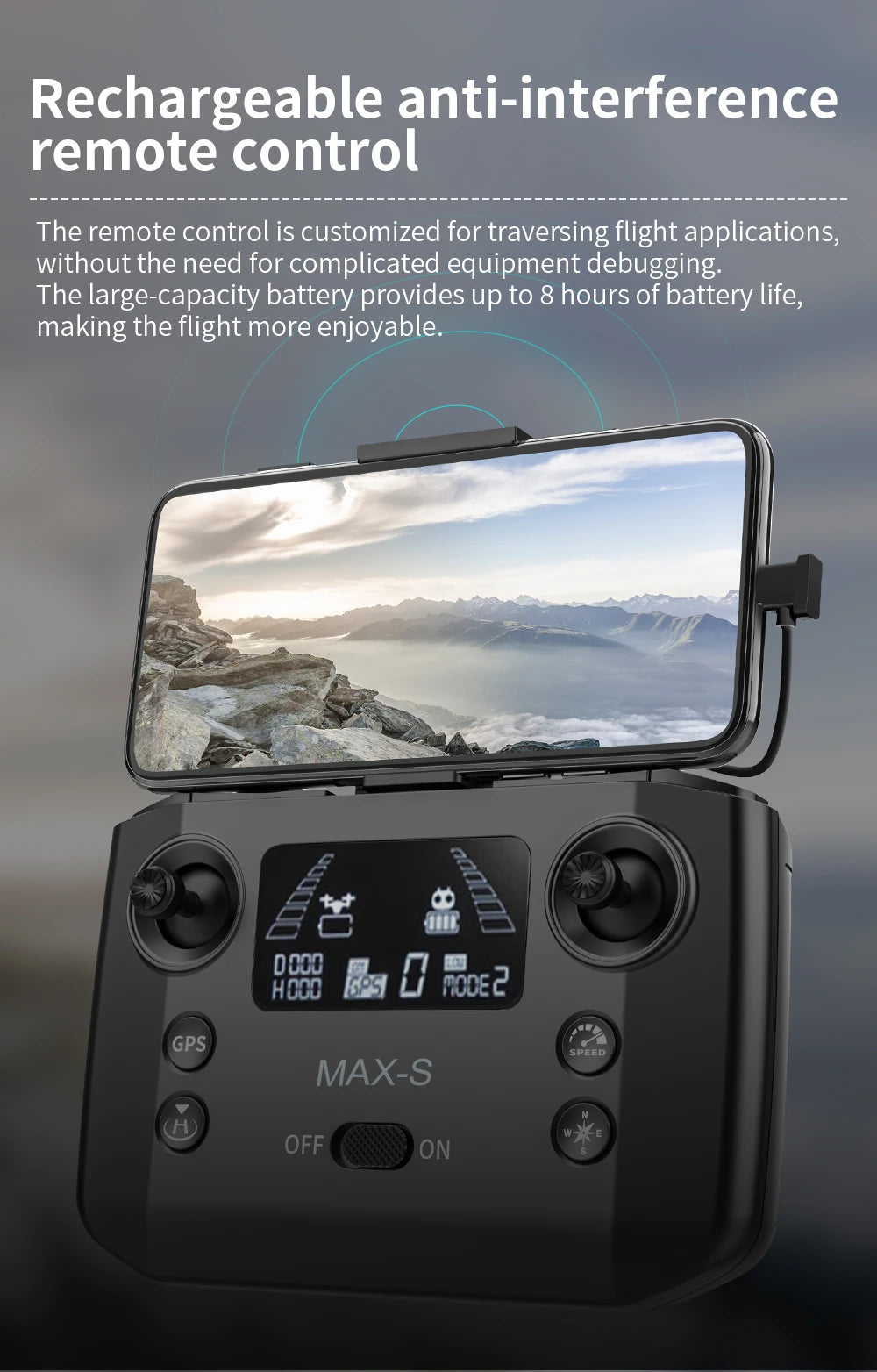 KF101 MAXS 4K GPS Drone with 3-Axis Gimbal & EIS