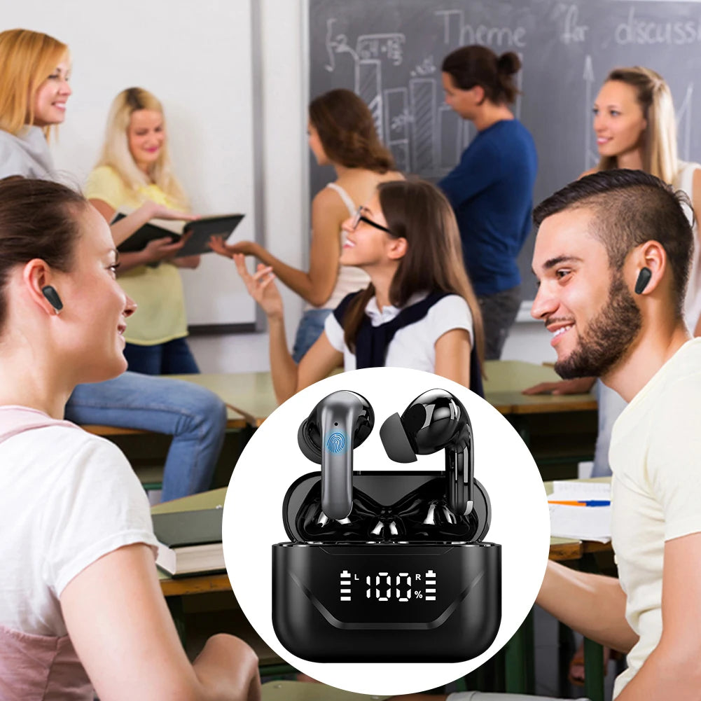 Smart AI Language Translation Earbuds ANC Noise Canceling 144 Languages Translator Earbuds Translator Device for Android and iOS