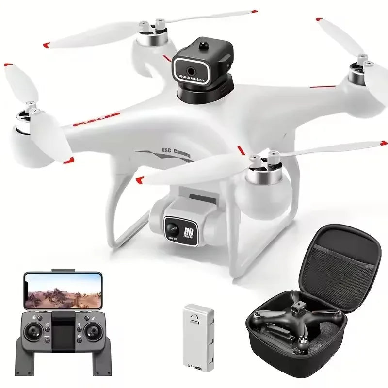 S116MAX 8K HD Drone with Dual Camera 3 Batteries Optical Flow 360° Obstacle Avoidance WiFi FPV Brushless Motor RC Quadcopter Toy