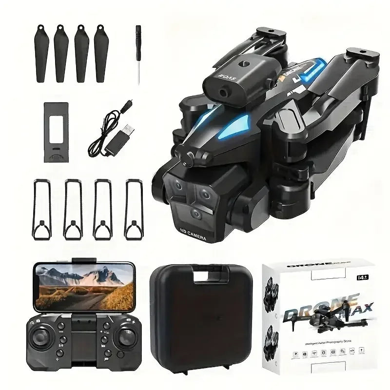 C10 RC Drone 4K Professional Three Camera HD Obstacle Avoidance Dron Wifi FPV Quadcopter Remote Control Aircraft Helicopter Toys