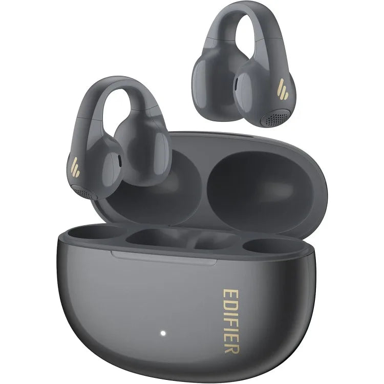 R1 Open-Ear True Wireless Earbuds, Bluetooth 5.4 Clip-On Headphones, AI Clear Calls, Left/Right Interchangeable, 28H Playtime,