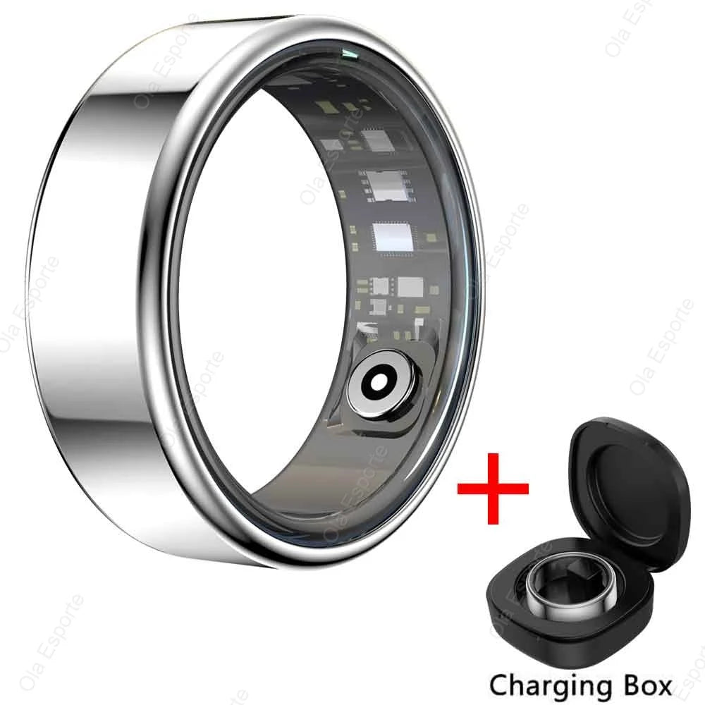 Smart Ring Newest Intelligent Wearable Device For Men Women Bluetooth Heart Rate Sleep Health Monitor Waterproof for IOS Android