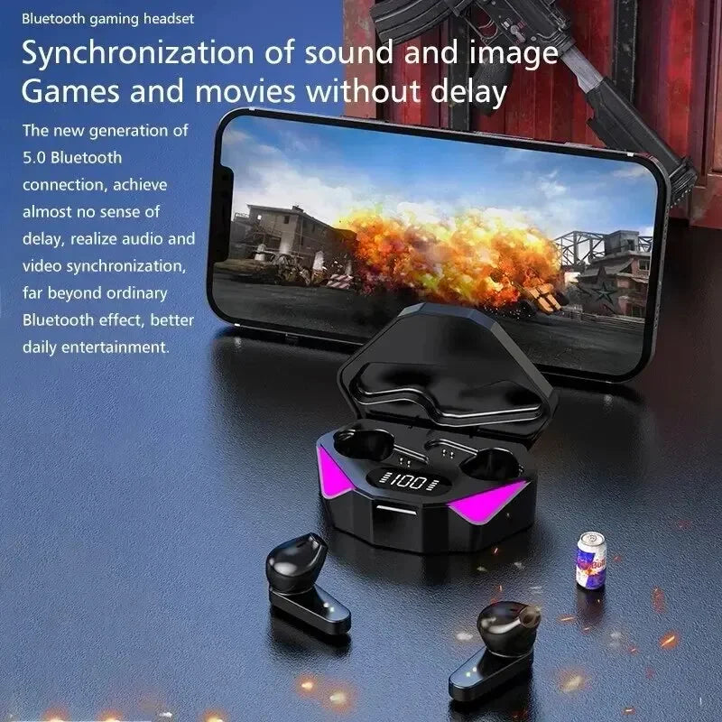 New Gaming Wireless Headphone Bluetooth Earphone audífonos bluetooth inalámbrico freeshippings items ear buds for xiaomi huawei