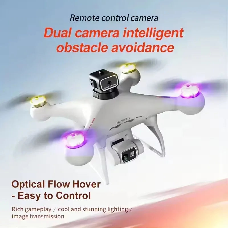 S116MAX 8K HD Drone with Dual Camera 3 Batteries Optical Flow 360° Obstacle Avoidance WiFi FPV Brushless Motor RC Quadcopter Toy
