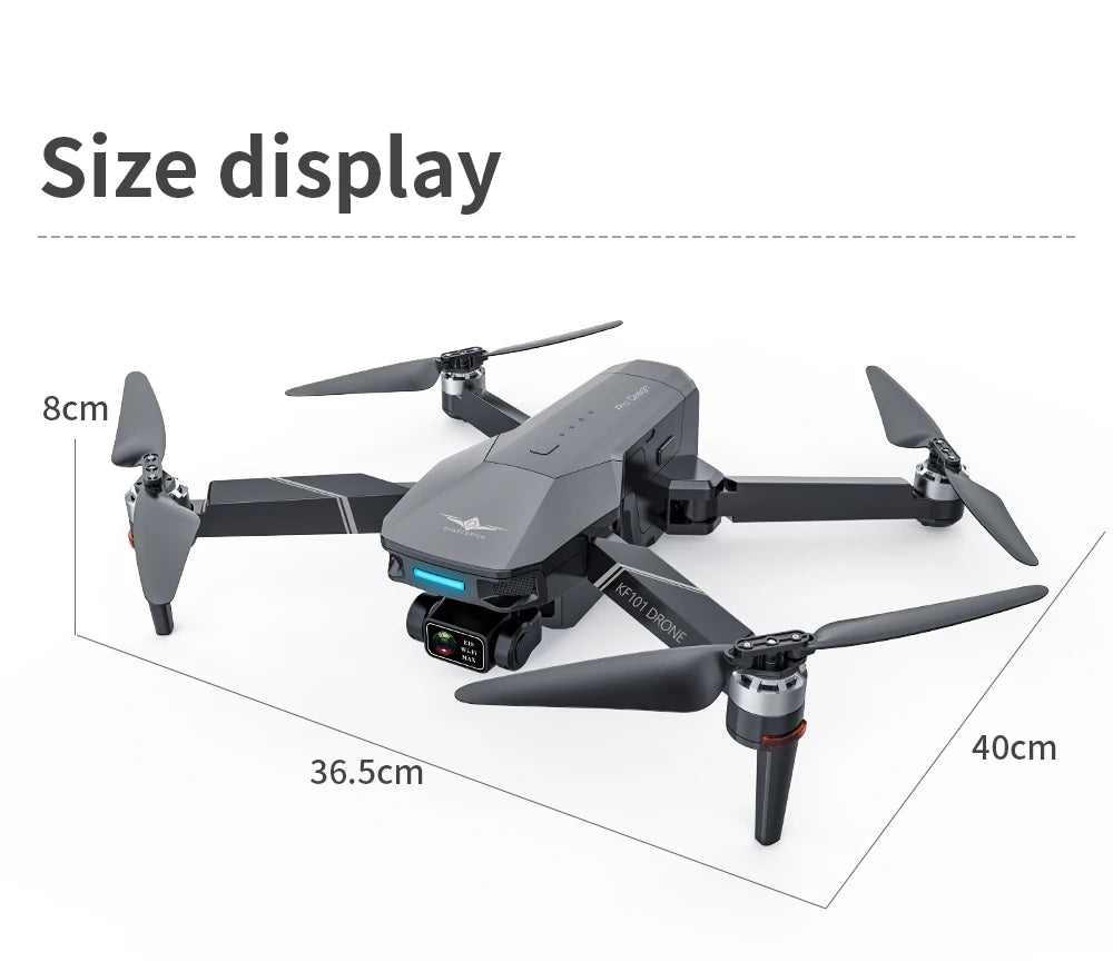 KF101 MAXS 4K GPS Drone with 3-Axis Gimbal & EIS