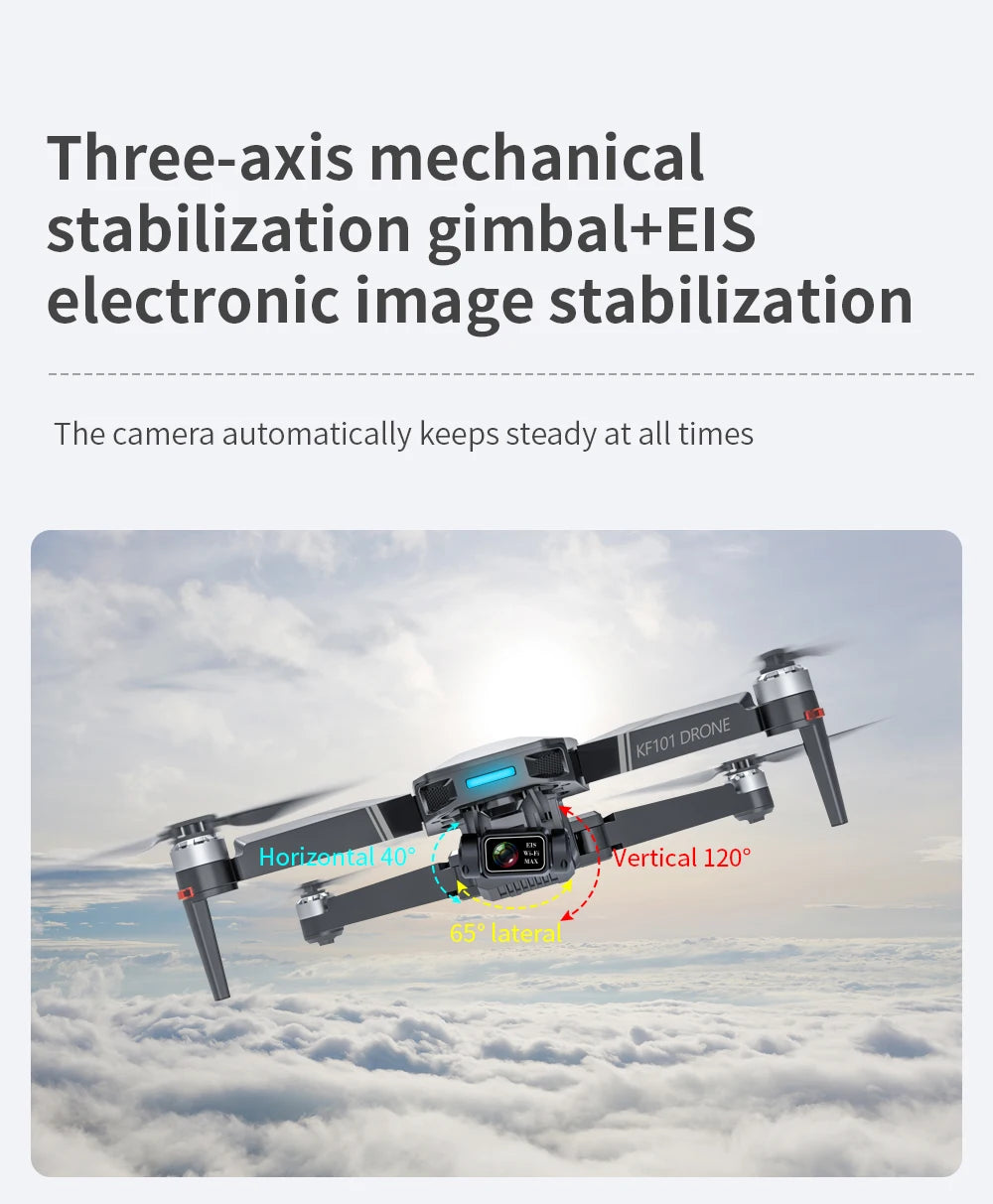 KF101 MAXS 4K GPS Drone with 3-Axis Gimbal & EIS