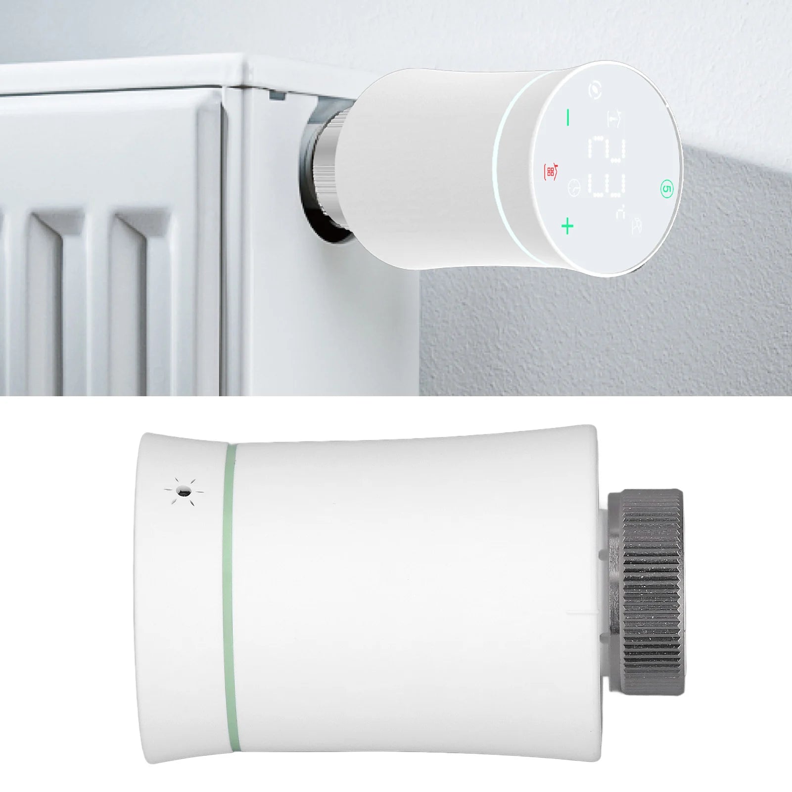 New Smart Radiator Thermostat Valve APP Remote Timing Energy Saving Temperature Control Valve Home Heating Valve for Zigbee Tuya