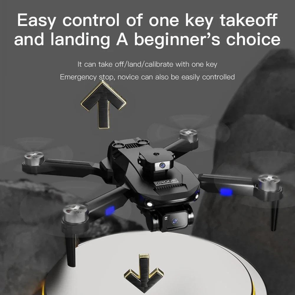 2025 F196 RC Quadcopter Mini Drone with 4K Camera Brushless Motor Obstacle Avoidance Optical Flow Remote Control FPV Dron Toy