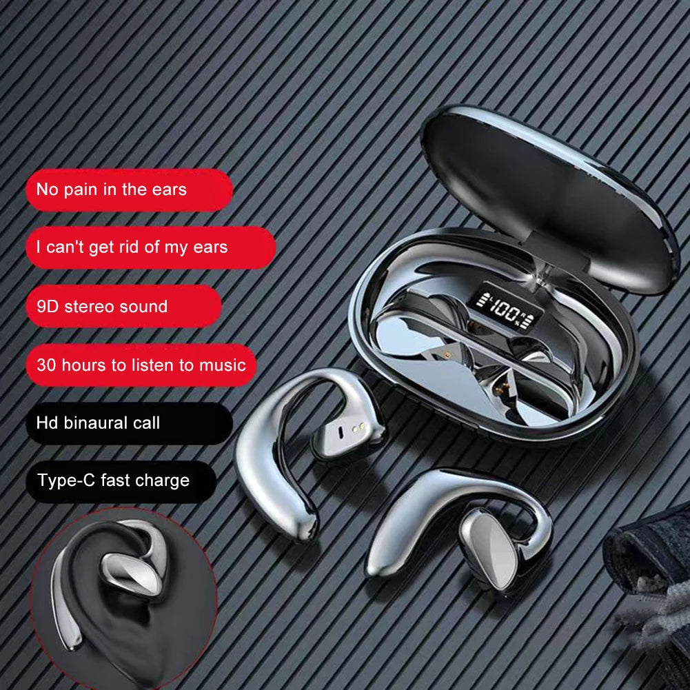 Language Translation Earbuds 144 Languages Bluetooth-Compatible 5.1 Translator Device High Accuracy for Travel Business Learning