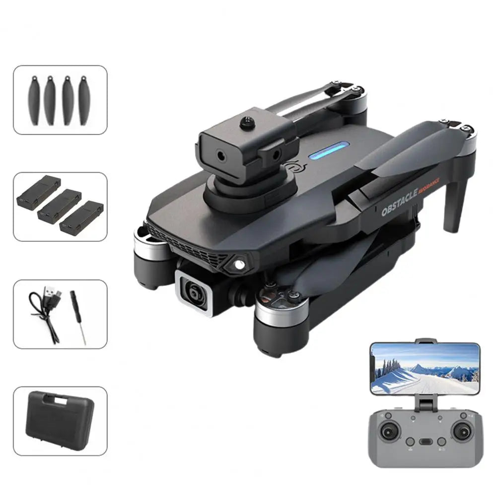 Drone with Obstacle Avoidance Camera Drone High-tech Remote Control Drone with Dual Cameras Obstacle for Kids for Beginners