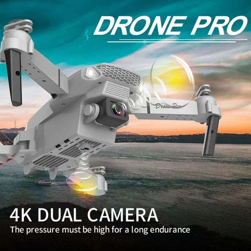 New E88 Pro FPV Drone with HD 4K 1080P Camera, WIFI, Height Hold, Foldable RC Quadcopter Helicopter Toy Gift