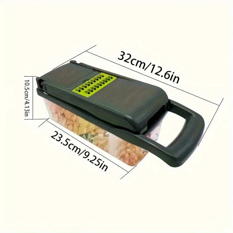 15pcs Multifunctional Vegetable Chopper & Slicer Set